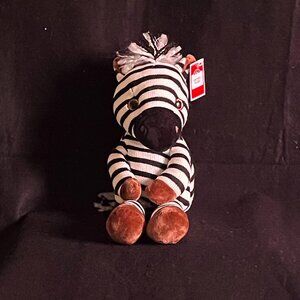 🎉🎉Last Chance🎉🎉NWT Zebra Knitted Plushie 15”*